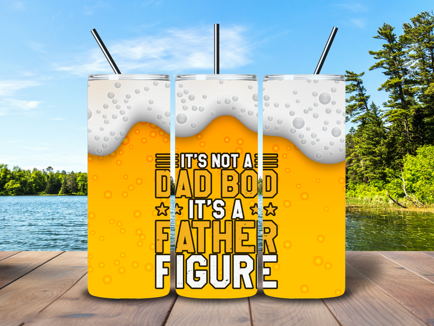 20oz "It's Not a Dad Bod, It's a Father Figure" Tumbler