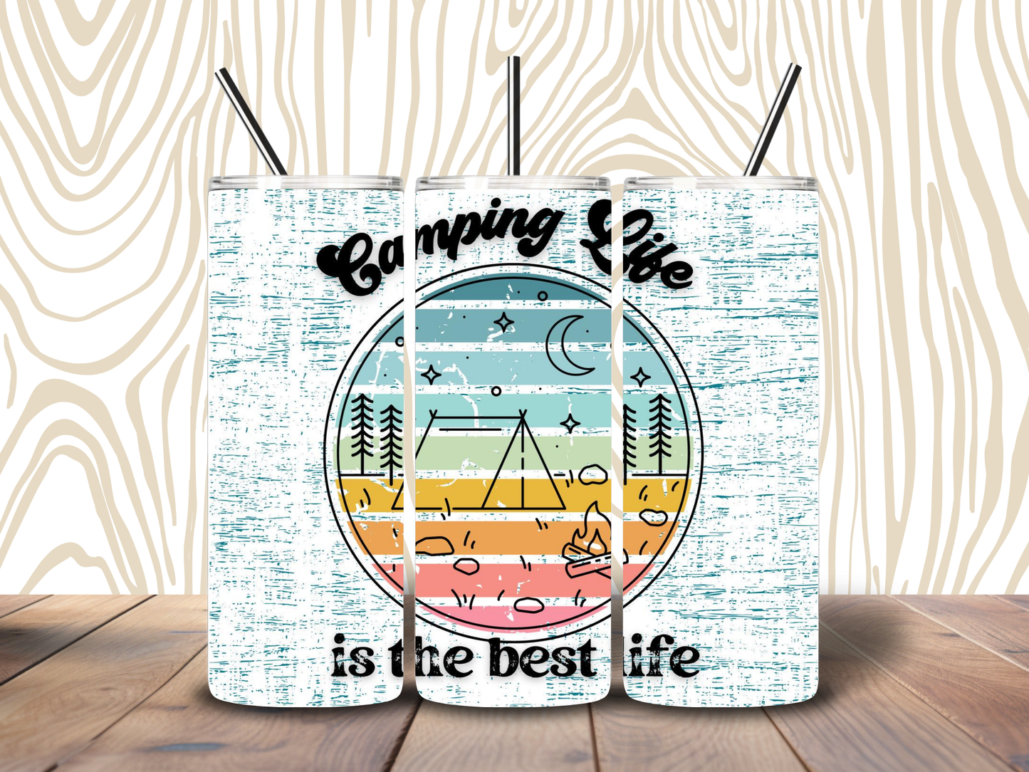 20oz "Camping Life is the Best Life" Tumbler