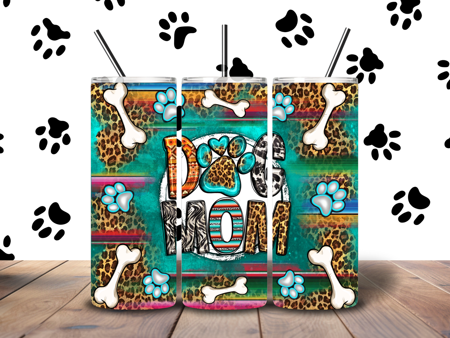 20oz "Dog Mom" Tumbler