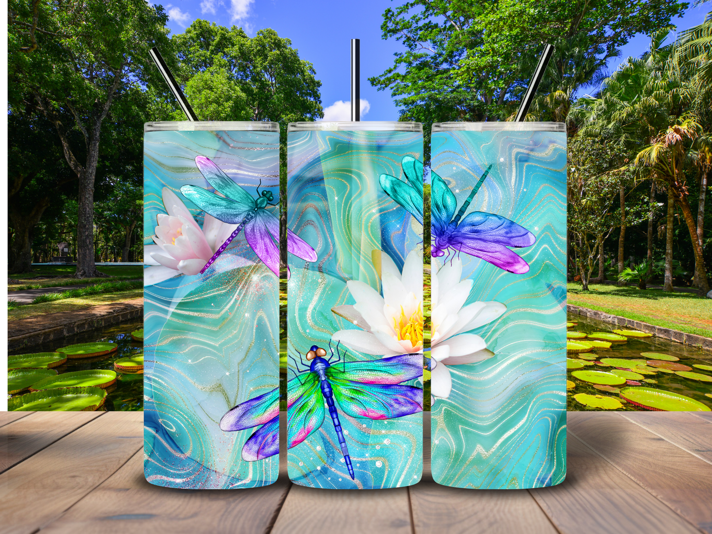 20oz Firefly & Flower Tumbler