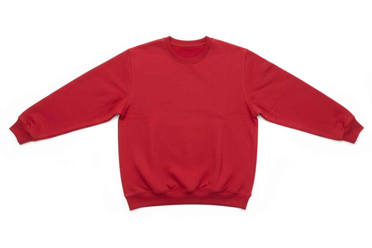 Adult red sweatshirt