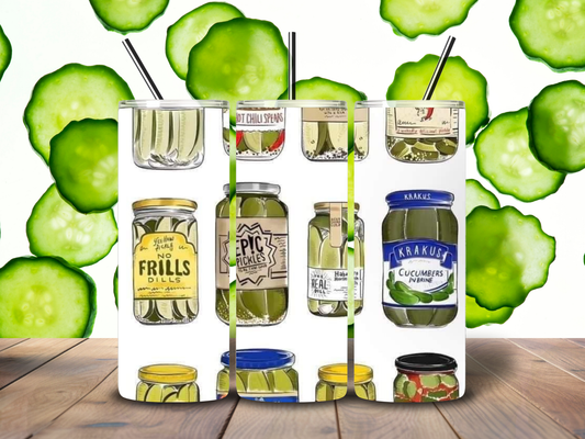 20oz Pickle Jar Tumbler