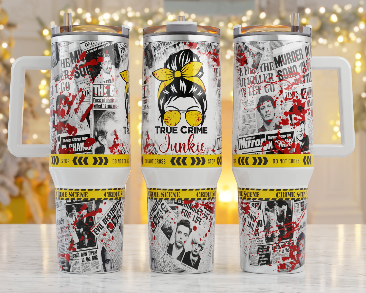 40oz "True Crime Junkie" Tumbler