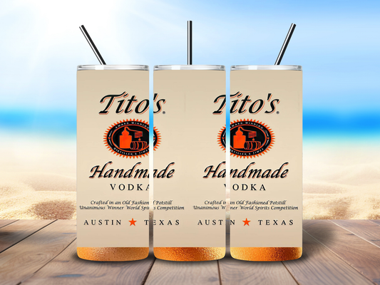 20oz "Titos" Bottle Tumbler
