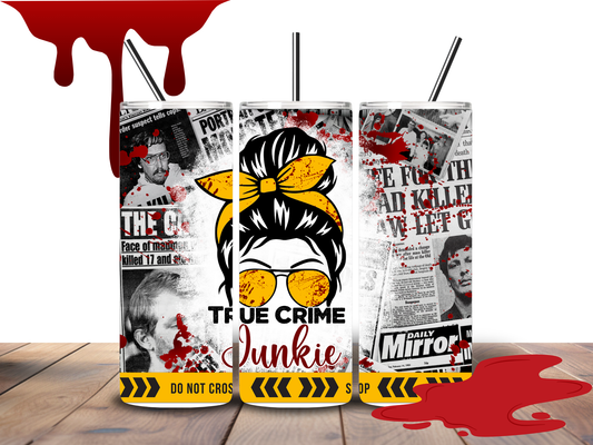 20oz "True Crime Junkie" Tumbler