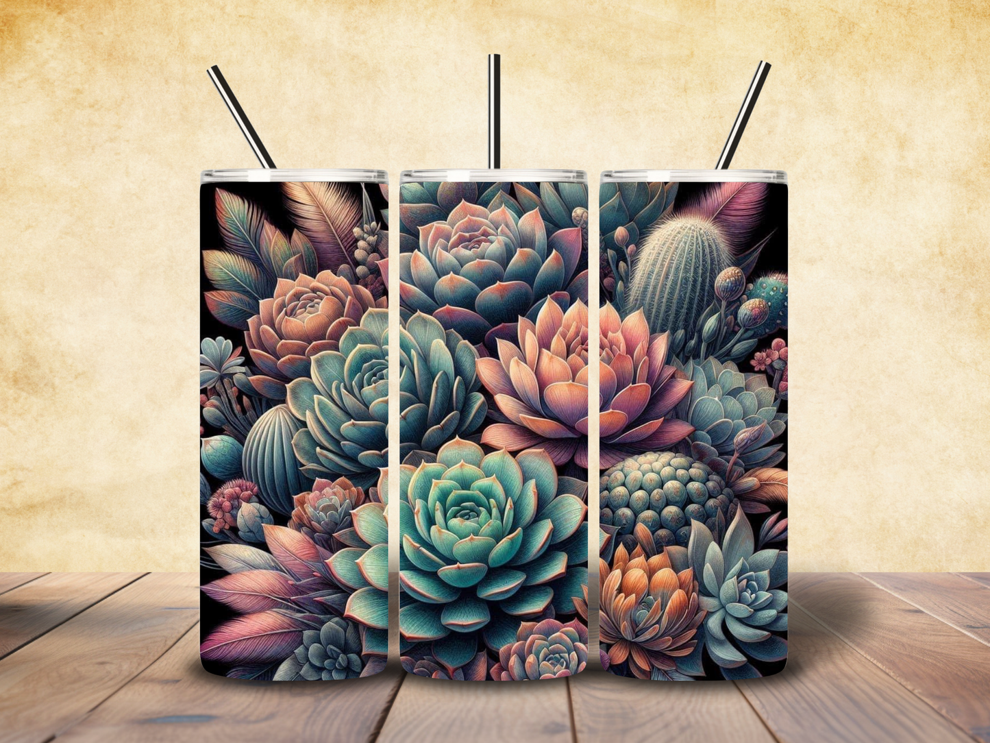 20oz Succulents Tumbler