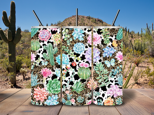 20oz Desert Succulents Tumbler