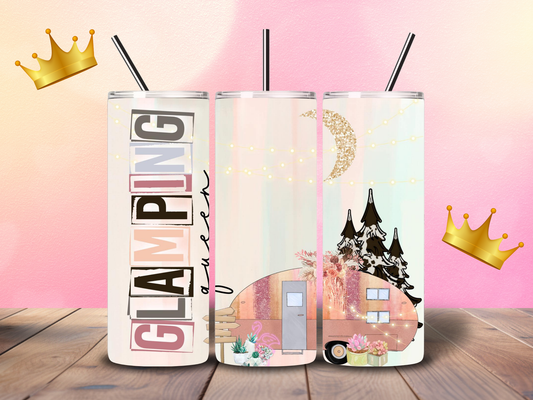 20oz "Camping Queen" Tumbler