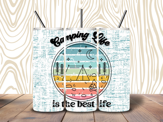 20oz "Camping Life is the Best Life" Tumbler