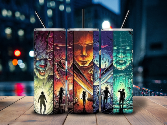 20oz Horror Scenes Tumbler
