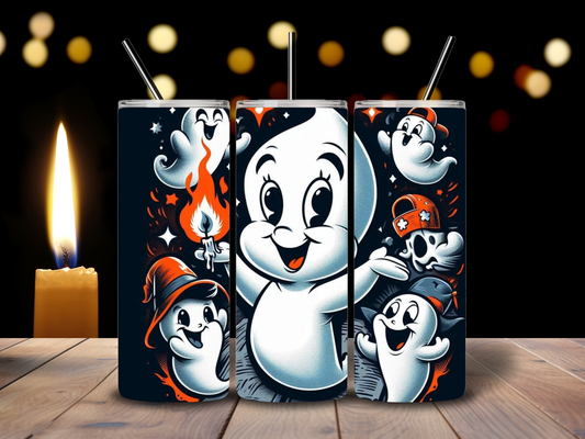 20oz Cutie Ghosts with Candle Tumbler