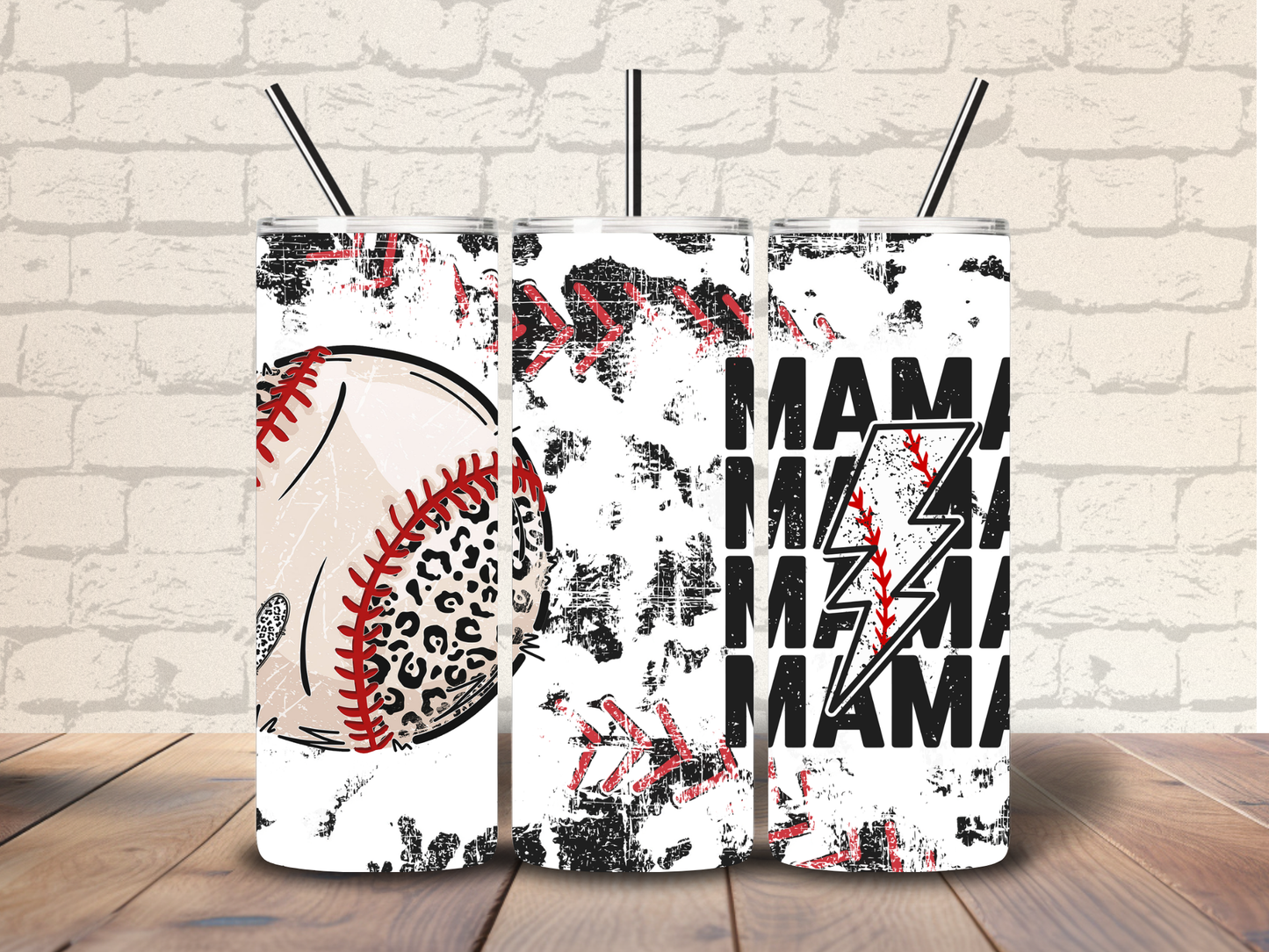 20oz Baseball "Mama" Tumbler