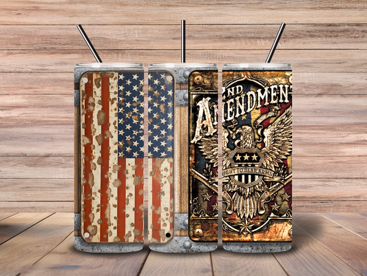 20oz 2nd Amendment & Flag Tumbler