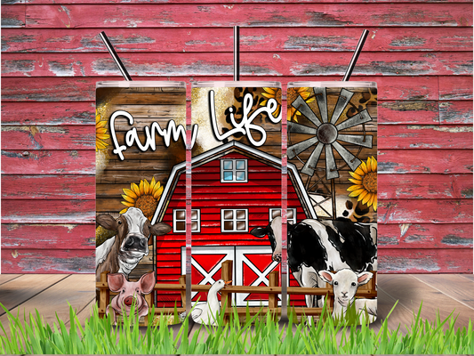 20oz "Farm Life" Tumbler