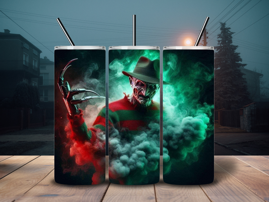 20oz Nightmare On Elm Street Freddy Tumbler