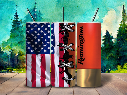 20oz Remington & American Flag Tumbler