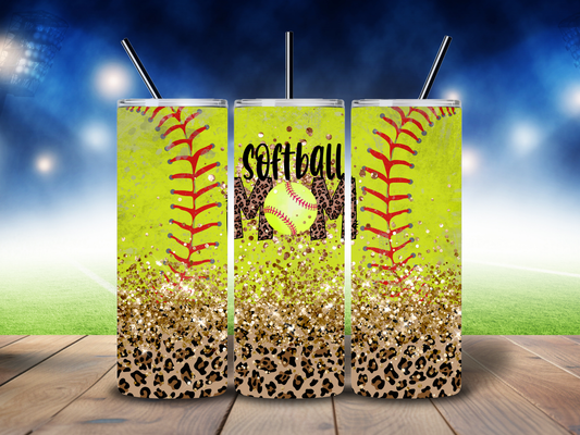 20oz "Softball Mom" Tumbler