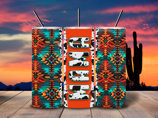 20oz "Mama" Western Vibes Tumbler