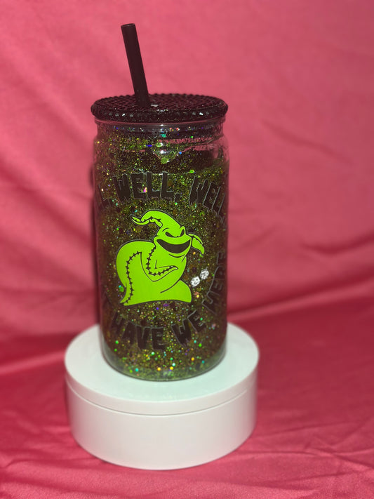 16oz Dice & Bats Snow Globe Can