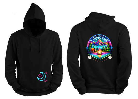 "Camping Vibes"  Hoodie or Crewneck Sweatshirt