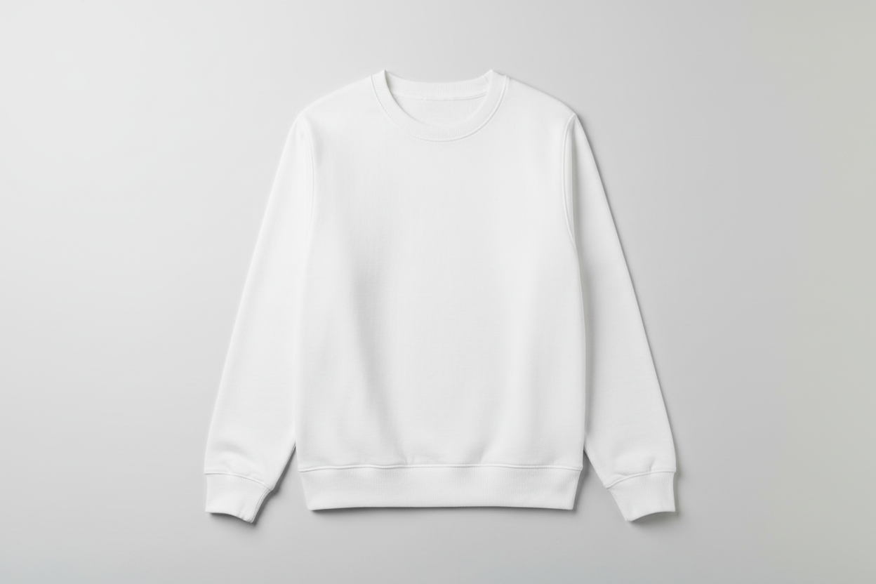 Adult white Sweathsirt